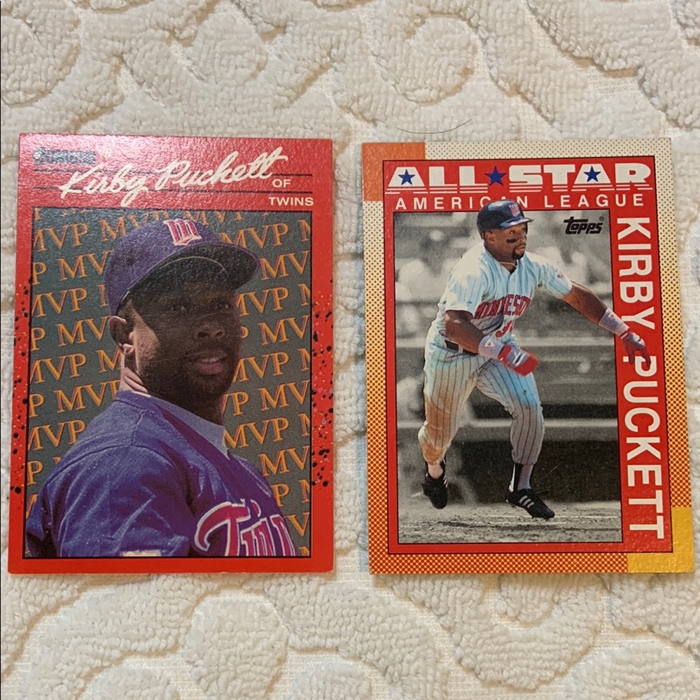 Kirby Puckett Baseball Cards Set